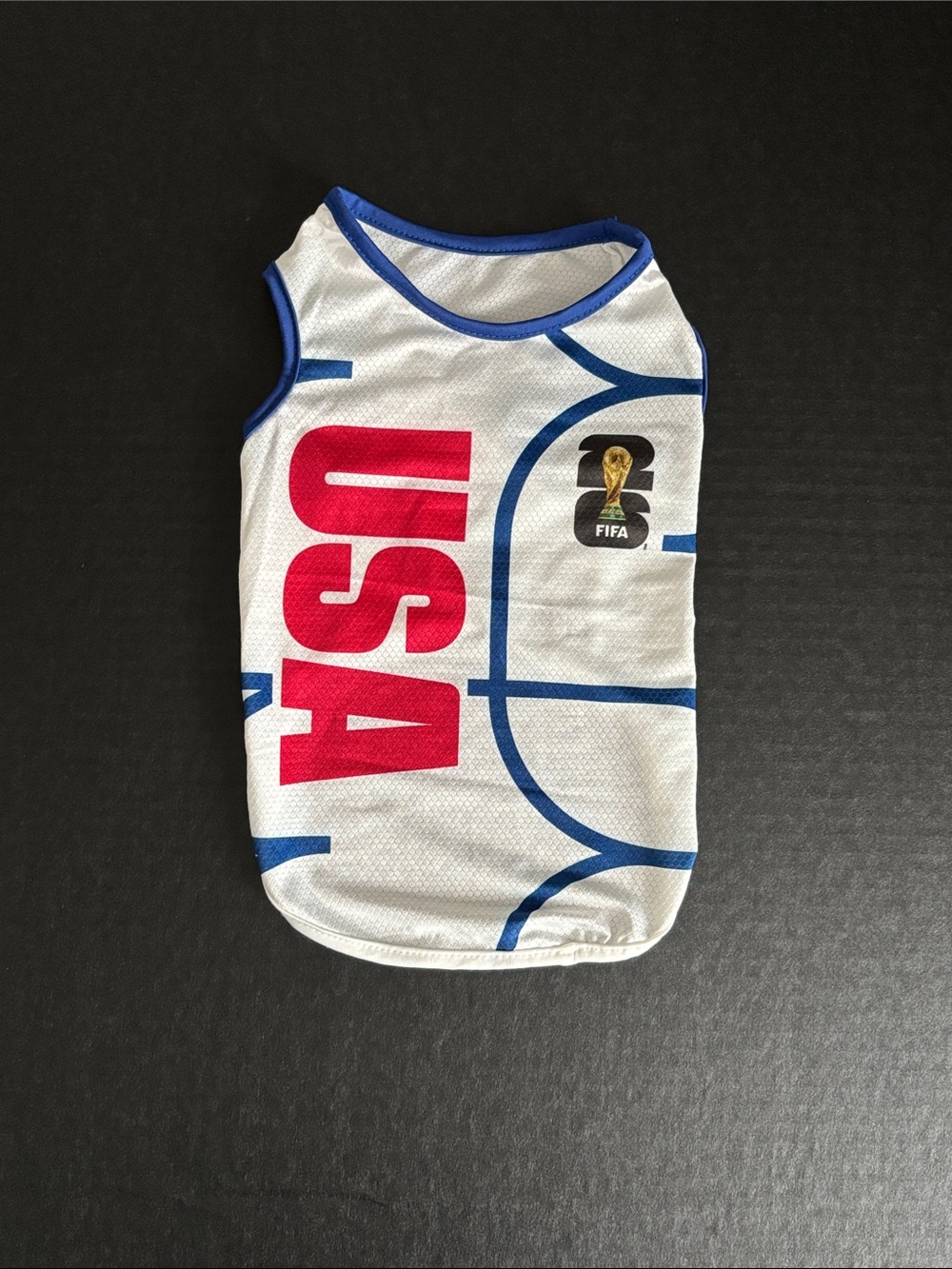 NWOT USA World Cup 2026 Pet Jersey Team USA Dog Jersey Medium